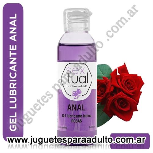 Aceites y lubricantes, , Gel anal con aroma a rosas 80 ml